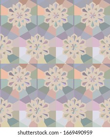 Kaleidoscope fractal animation. Looped motion video background.