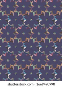 Kaleidoscope fractal animation. Looped motion video background.