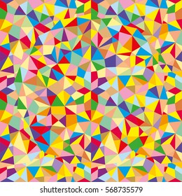 Kaleidoscope geometric colorful pattern. Abstract background. Vector illustration