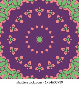 Kaleidoscope geometric colorful Vector illustration. Abstract background. 
