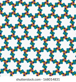 Kaleidoscope geometric pattern. Abstract mosaic background. Vector illustration. Eps 10
