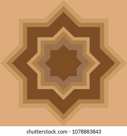 Kaleidoscope geometric pattern for background,textile,tile,paper,poster and etc.abstract vector for sigh and symbol.