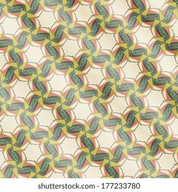 Kaleidoscope geometric pattern. Flower texture background. Abstract floral texture pattern. Vector illustration. Eps 10.