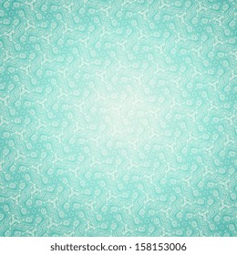 Kaleidoscope geometric seamless pattern. Abstract blue wood texture background. Finger print texture seamless pattern. Seamless crackle blue pattern. Wonder smoke. Vector illustration. Eps 10