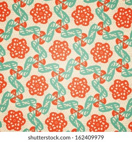 Kaleidoscope geometric seamless pattern. Abstract vector background. Vector illustration. Eps 10