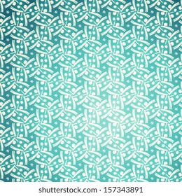 Kaleidoscope geometric seamless pattern. Winter pattern on the window. Abstract vector background. Seamless winter ornament for Christmas design. Vector illustration. Eps 10