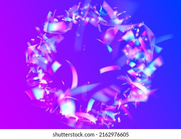 Kaleidoscope Glitter. Violet Laser Background. Carnival Effect. Retro Carnaval Illustration. Unicorn Art. Fantasy Foil. Bokeh Texture. Blur Flyer. Blue Kaleidoscope Glitter svg