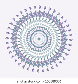 kaleidoscope isolated pattern