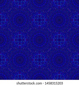 Kaleidoscope mandala ornament pattern design background - seamless floral oriental blue vector wallpaper graphic