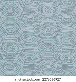 A kaleidoscope pattern formed by lines and spots of natural stone texture. Amazing natural blue patterns and textures of slice of brown and white minerals. The image with the mirror effect.