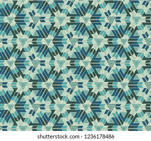 Kaleidoscope seamless pattern, background. Geometric mosaic. Graphic design element.