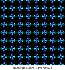 kaleidoscope seamless pattern vector illustration. Colorful magical geometric abstract patterns for background wallpaper, fashion, print, and wrapping.