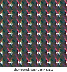 Kaleidoscope sequence pattern. Multicolored fractal animation.