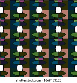 Patrón de secuencia Kaleidoscope. Animación fractal multicolor.