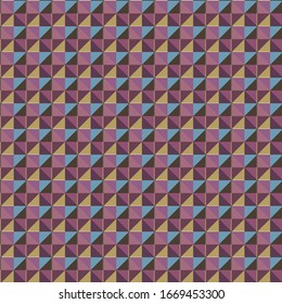 Patrón de secuencia Kaleidoscope. Animación fractal multicolor.