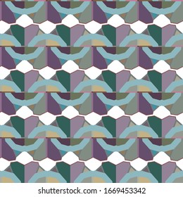 Kaleidoscope sequence pattern. Multicolored fractal animation.