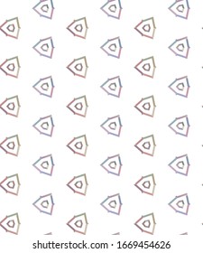 Patrón de secuencia Kaleidoscope. Animación fractal multicolor.