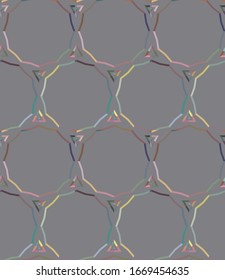 Kaleidoscope sequence pattern. Multicolored fractal animation.