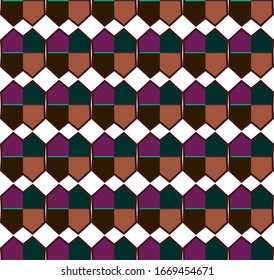 Kaleidoscope sequence pattern. Multicolored fractal animation.