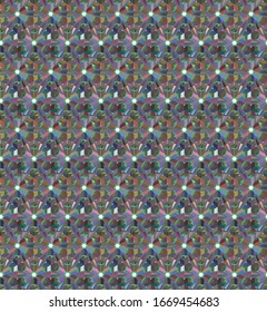 Kaleidoscope sequence pattern. Multicolored fractal animation.