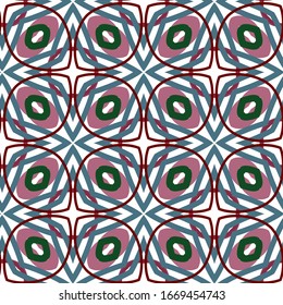Patrón de secuencia Kaleidoscope. Animación fractal multicolor.