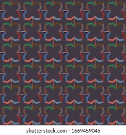 Kaleidoskop-Sequenzmuster mehrfarbige Fraktale-Animation.