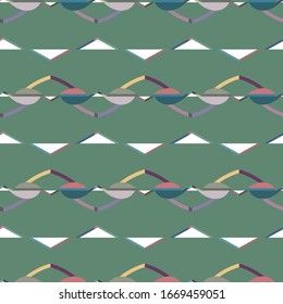 Kaleidoscope sequence pattern. Multicolored fractal animation.