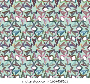 Patrón de secuencia Kaleidoscope. Animación fractal multicolor.