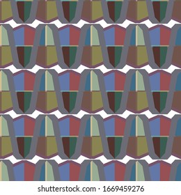 Patrón de secuencia Kaleidoscope. Animación fractal multicolor.