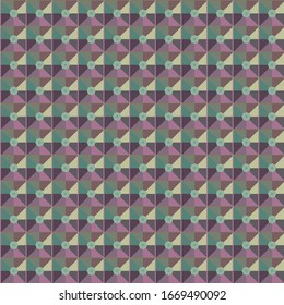Patrón de secuencia Kaleidoscope. Animación fractal multicolor.