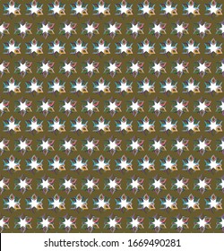 Patrón de secuencia Kaleidoscope. Animación fractal multicolor.
