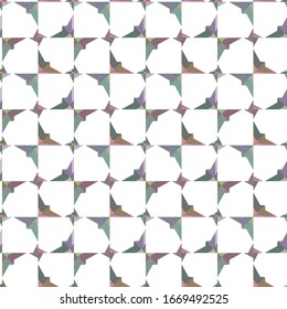 Patrón de secuencia Kaleidoscope. Animación fractal multicolor.