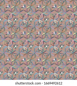 Kaleidoskop-Sequenzmuster mehrfarbige Fraktale-Animation.