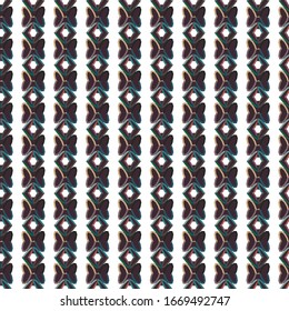 Patrón de secuencia Kaleidoscope. Animación fractal multicolor.