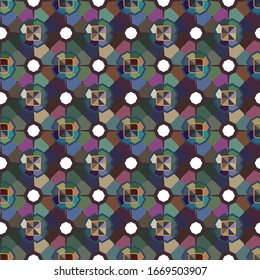 Kaleidoscope sequence pattern. Multicolored fractal animation.