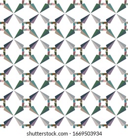 Kaleidoscope sequence pattern. Multicolored fractal animation.