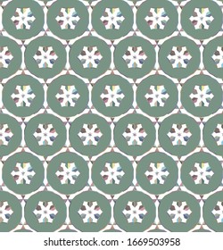 Kaleidoscope sequence pattern. Multicolored fractal animation.