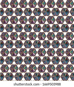 Kaleidoscope sequence pattern. Multicolored fractal animation.
