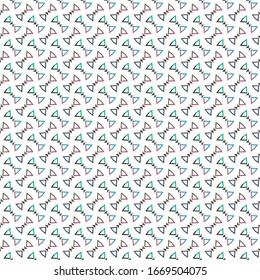 Kaleidoscope sequence pattern. Multicolored fractal animation.