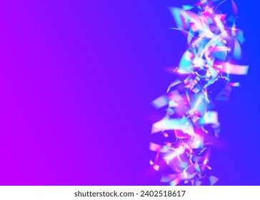 Kaleidoscope Sparkles. Party Vaporwave Backdrop. Birthday Glare. Holiday Art. Blur Prism. Transparent Confetti. Violet Disco Texture. Bright Foil. Pink Kaleidoscope Sparkles