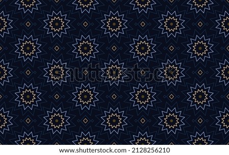 Kaleidoscope star motley pattern classic geometric background multi color abstract motif. Elegant floral lux fabric material design textile swatch bandana, neckerchief, silk scarf all over print block