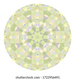 Fondo del vector Kaleidoscope. Patrón de polos bajos geométricos abstracto. Fondo de la luz del triángulo. Elementos geométricos triangulares. Fondo triangular abstracto. Kaleidoscopio Geométrico Vector.