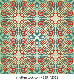Kaleidoscope. Vector seamless background