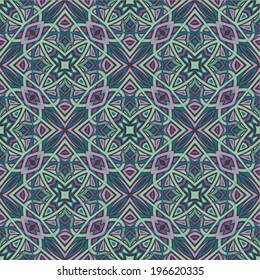 Kaleidoscope. Vector seamless background 