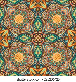 Kaleidoscope. Vector seamless background