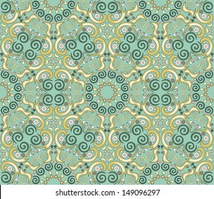 Kaleidoscope. Vector seamless pattern