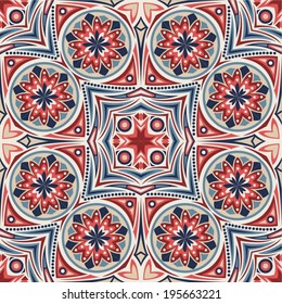 kaleidoscope, vector seamless pattern