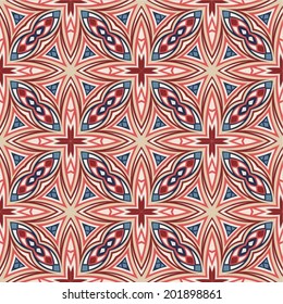kaleidoscope, vector seamless pattern