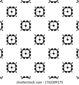 Kaleidoscope vector texture black and white eps pattern for your game or background