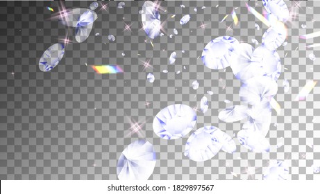 Kaleidoscope Wallpaper. Simple Isolated Object. Jewelry Transparent Template. Blue Effect. Gray Kaleidoscope Wallpaper. Kaleidoscope Light Background. Crystal Brilliance Pattern.